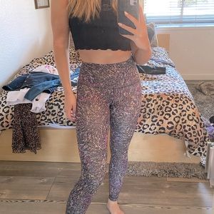 Lululemon Wunder Train High Rise Leggings.